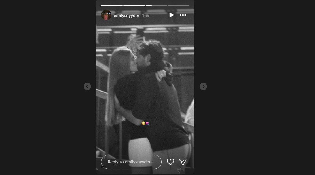 Valentin Vacherot shares romantic moment with his girlfriend Emily Snyder after historic win in the Rolex Monte-Carlo Masters QF game