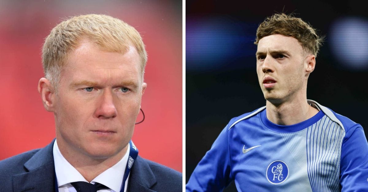 “The only problem I see” - Paul Scholes identifies concern about Chelsea ace Cole Palmer joining Manchester United