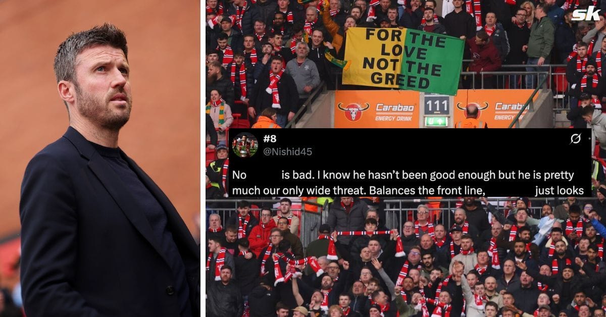 “He’s pretty much our only wide threat” - Manchester United fans furious with Carrick for leaving attacker out of starting line-up vs Chelsea