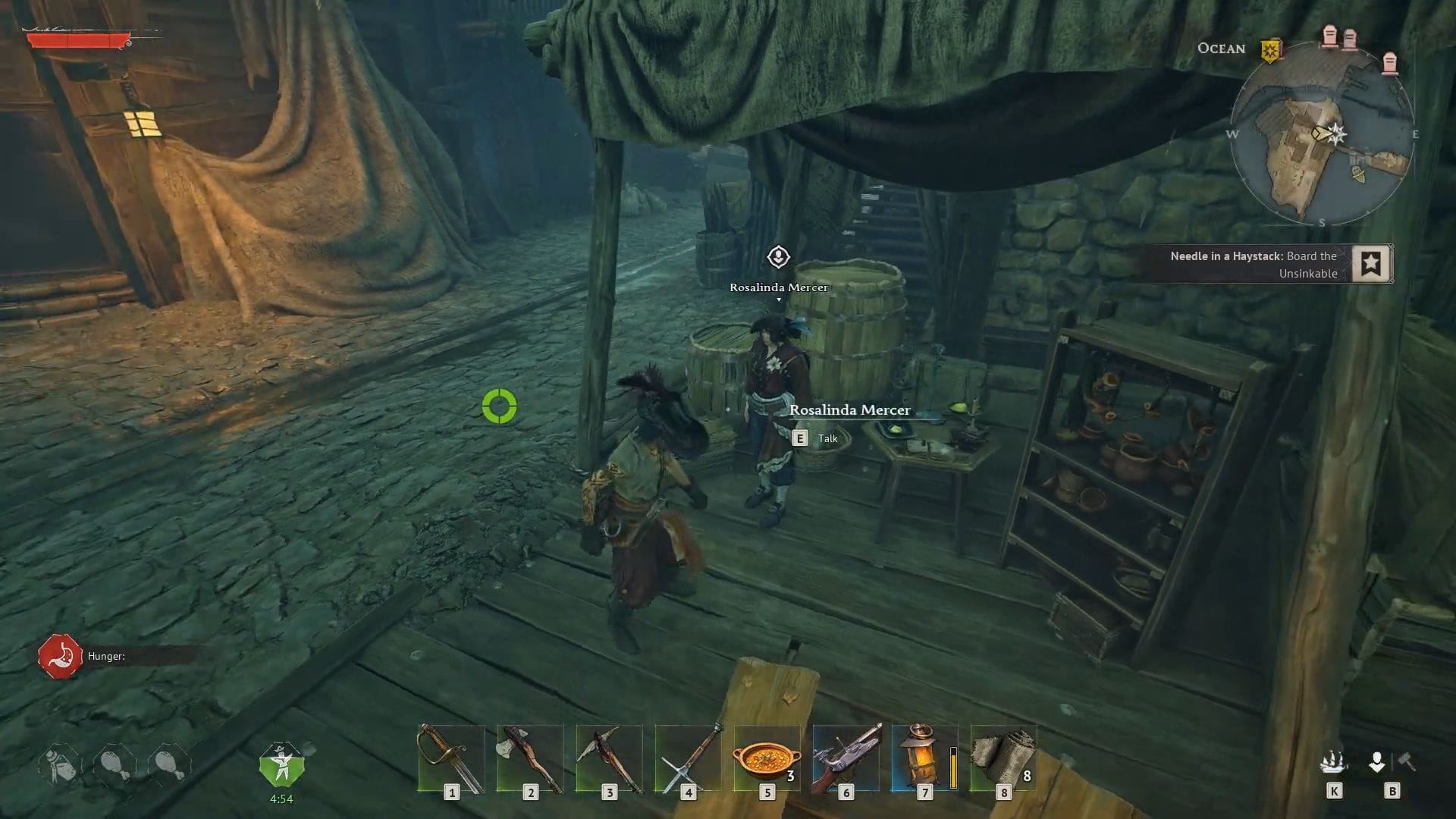 How to recruit Rosalinda Mercer in Windrose