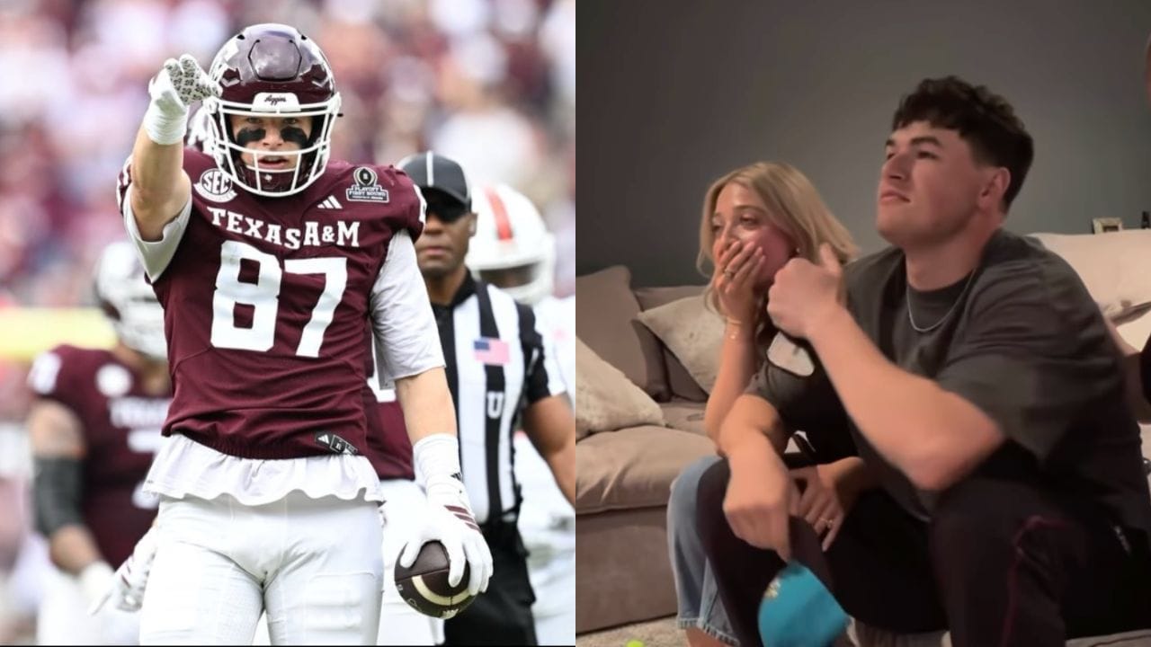 Nate Boerkircher's fiancée Paxtyn Jane shares honest feelings on Jaguars drafting Texas A&M TE as 56th pick in Round 2