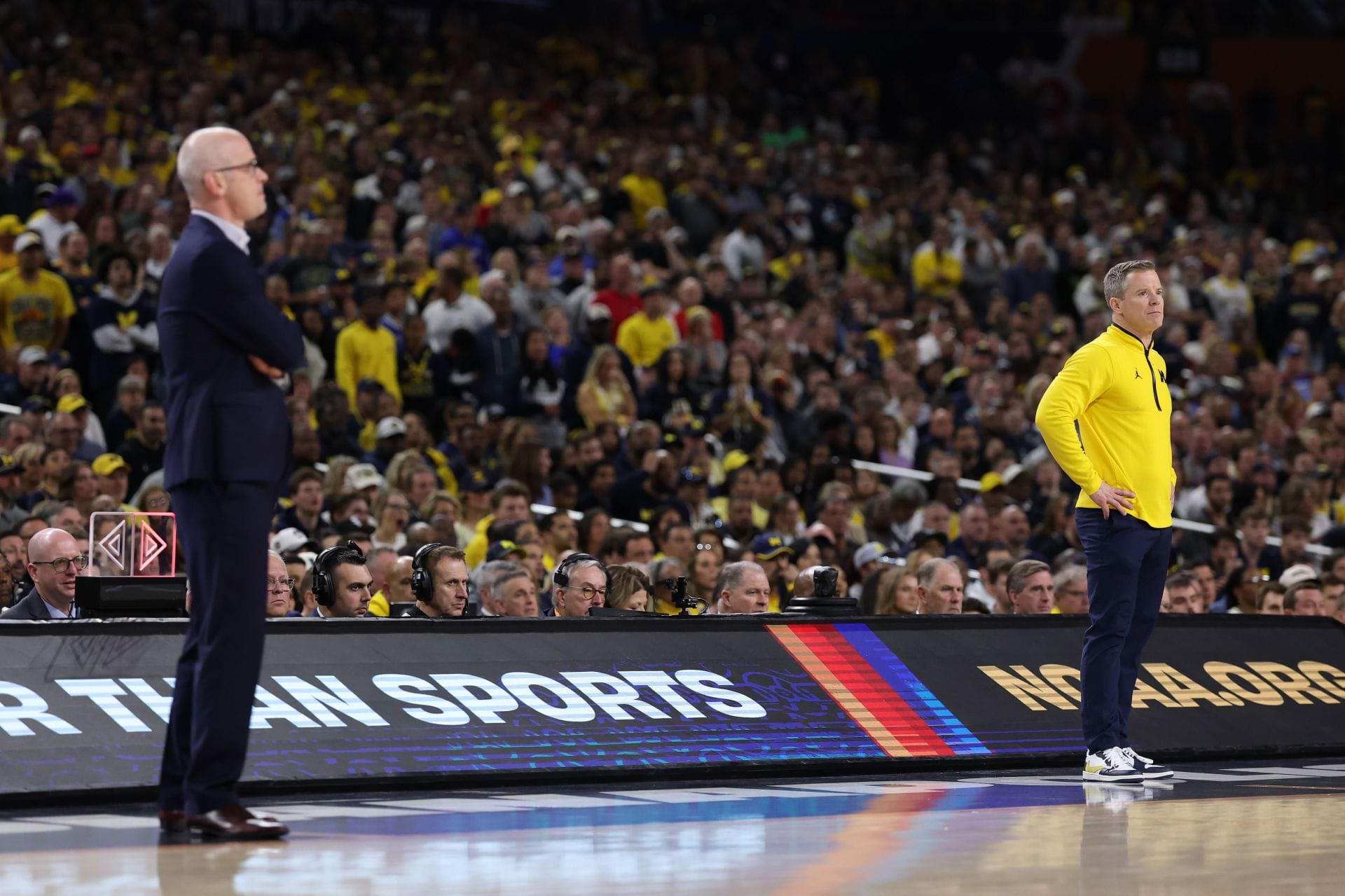 "They cheat to win everything," "Most fraudulent championship": Hoops fans mock Dusty May's Michigan after defeating Dan Hurley's UConn