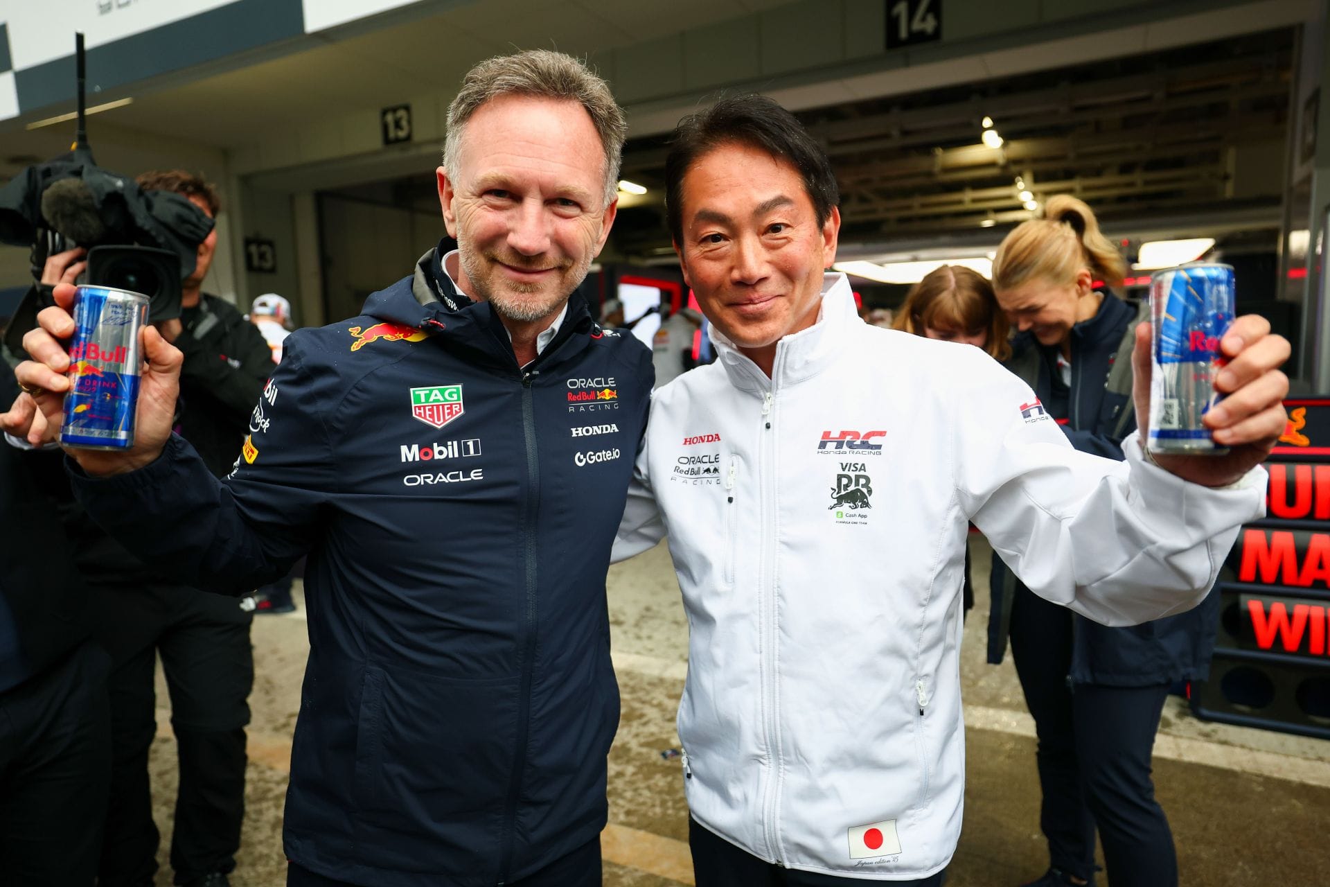 Christian Horner buying a MotoGP team? Rumors sparked as former Red Bull boss seen in Jerez paddock with Honda Racing president Koji Watanabe