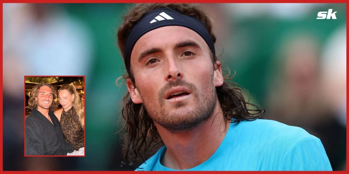 PICTURES: Stefanos Tsitsipas rushes to celebrate girlfriend Kristen Thoms' 29th birthday despite Monte-Carlo Masters heartbreak