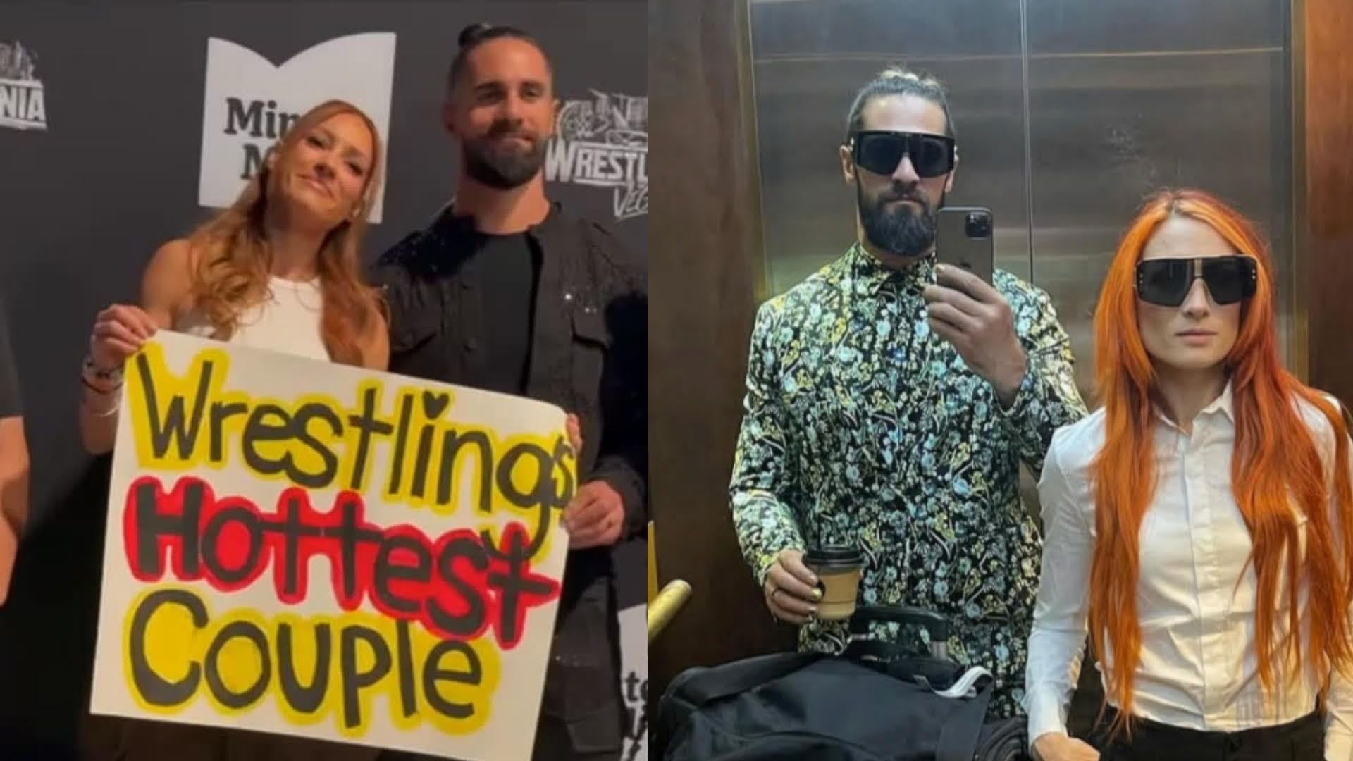 Congratulations to WWE Superstars Becky Lynch and Seth Rollins!