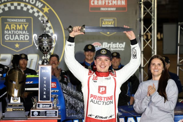 NASCAR Cup ace Christopher Bell ends his 3121-day win drought at the  Bristol Truck race