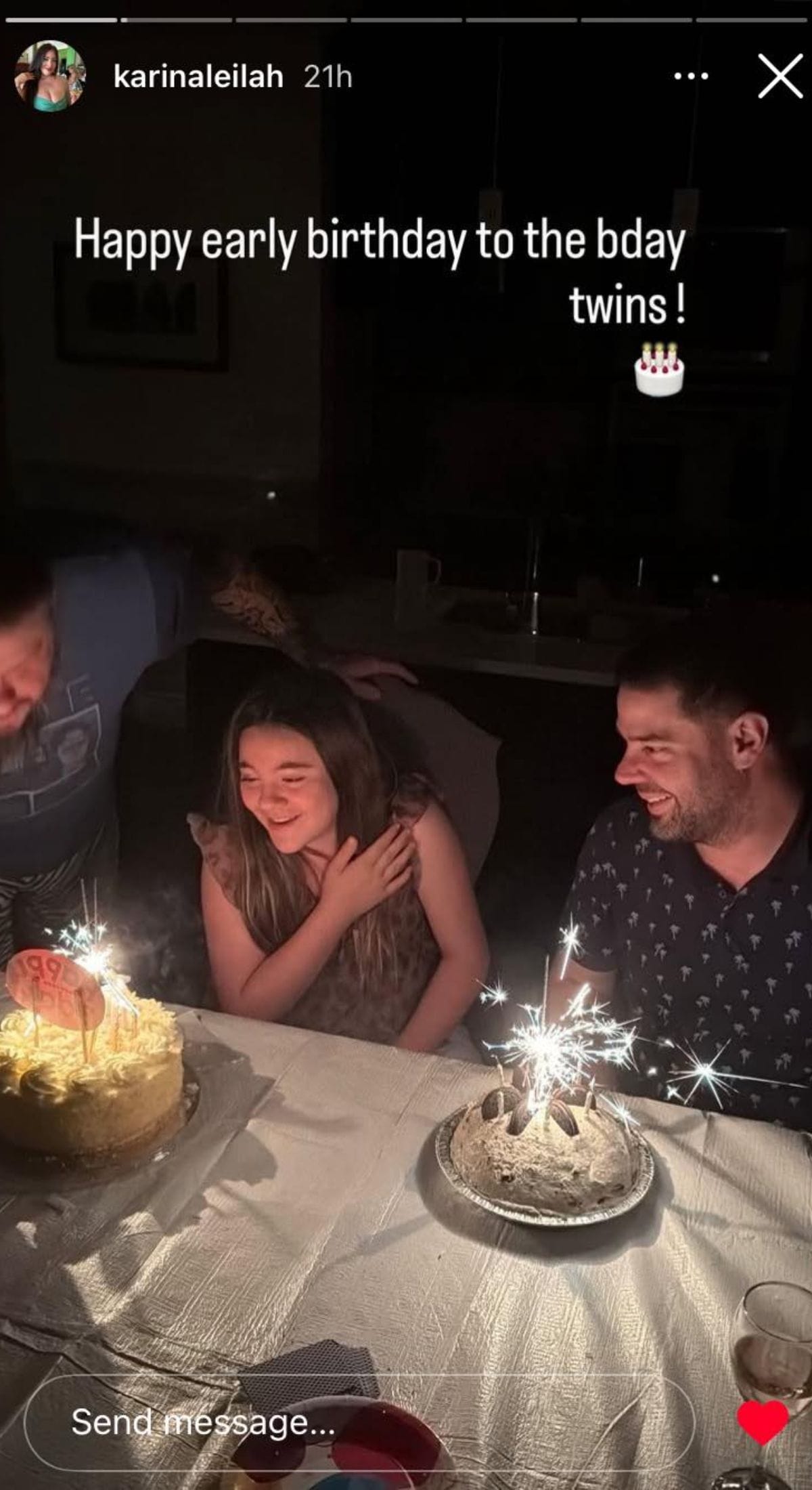 Karina Elias shares a personal update (Image via Instagram/@karinaleilah)