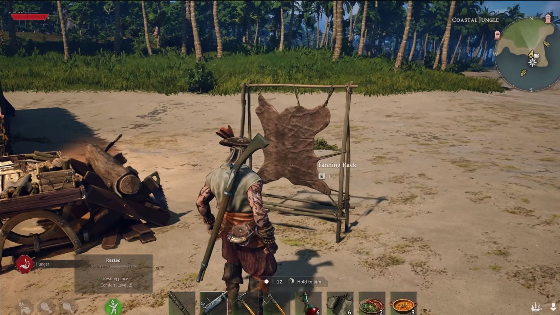 How to get tanned leather in Windrose