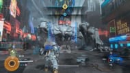 The Stasis Net and your mobility is key to defeating the boss in Pragmata quickly (Image via Capcom || Sportskeeda Gaming)