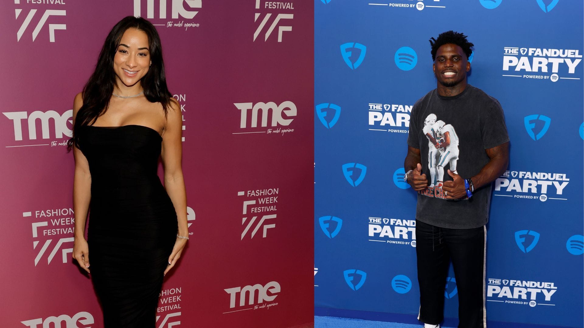 Keeta Vaccaro shares wholesome snap with Tyreek Hill's baby daughter after glute workout day