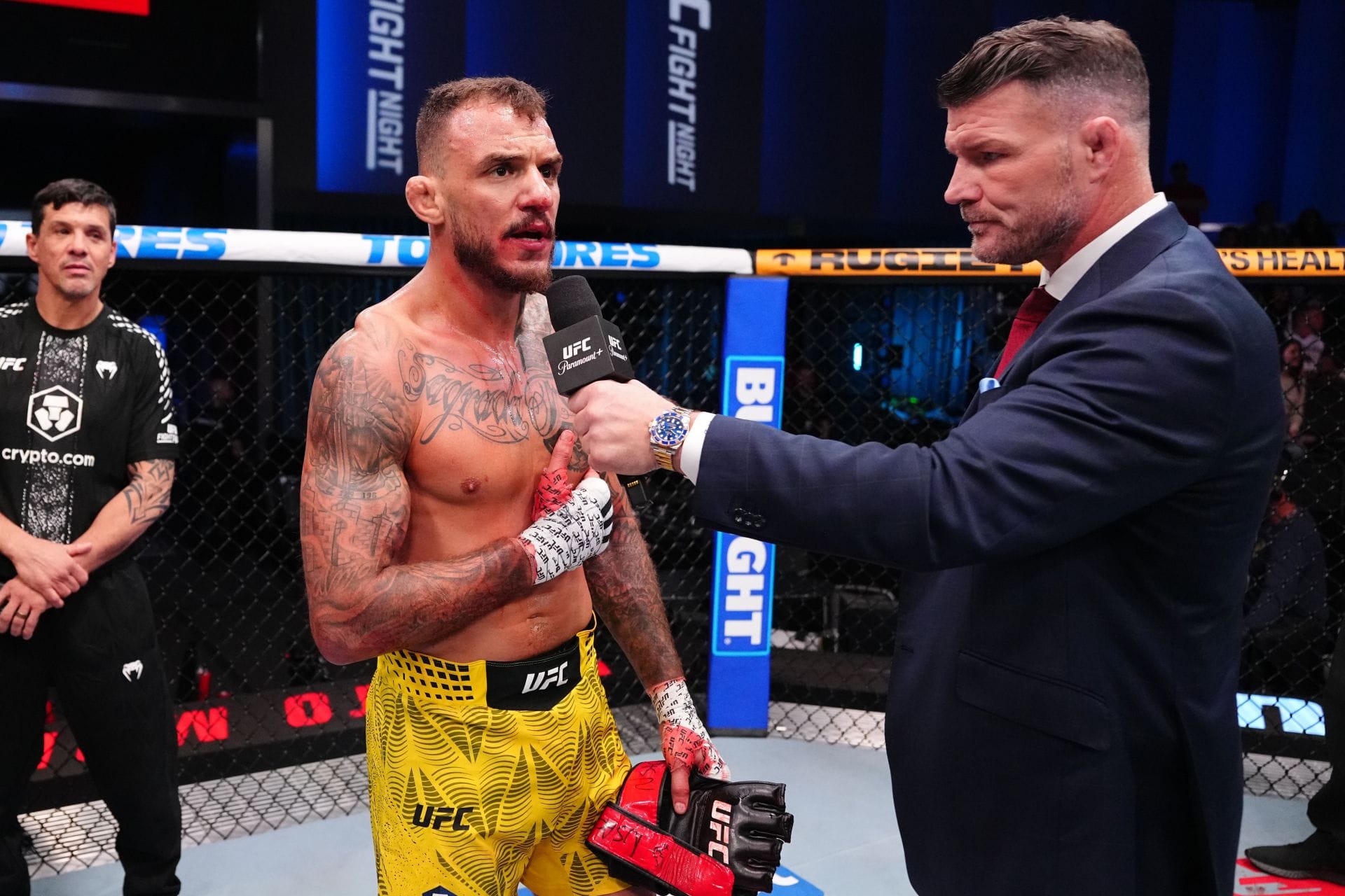 Renato Moicano shares hilarious four-word reaction after Paddy Pimblett is suggested as next fight