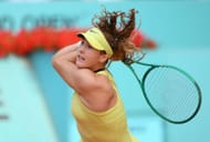 Andreeva in action at the Mutua Madrid Open (Image Source: Getty)