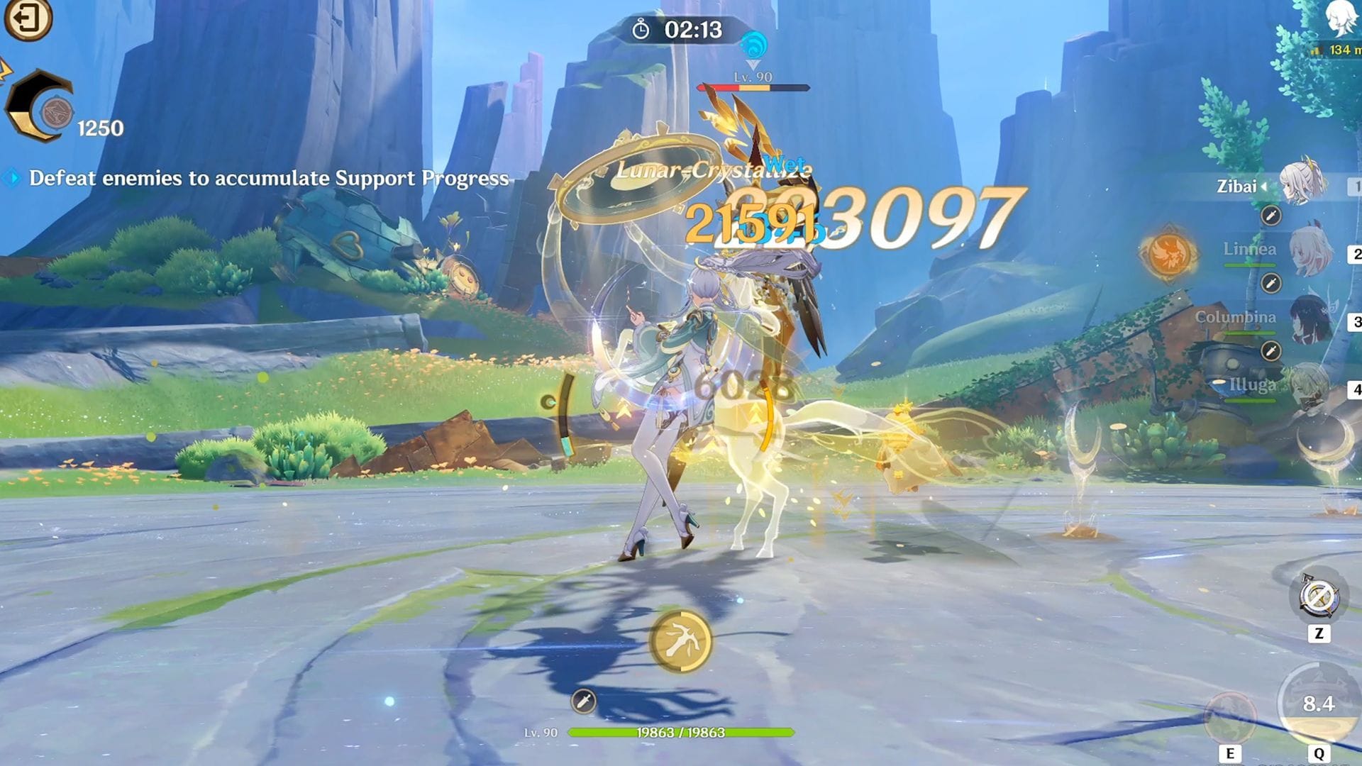 Defeat enemies using suitable teams (Image via Sportskeeda Gaming/HoYoverse)