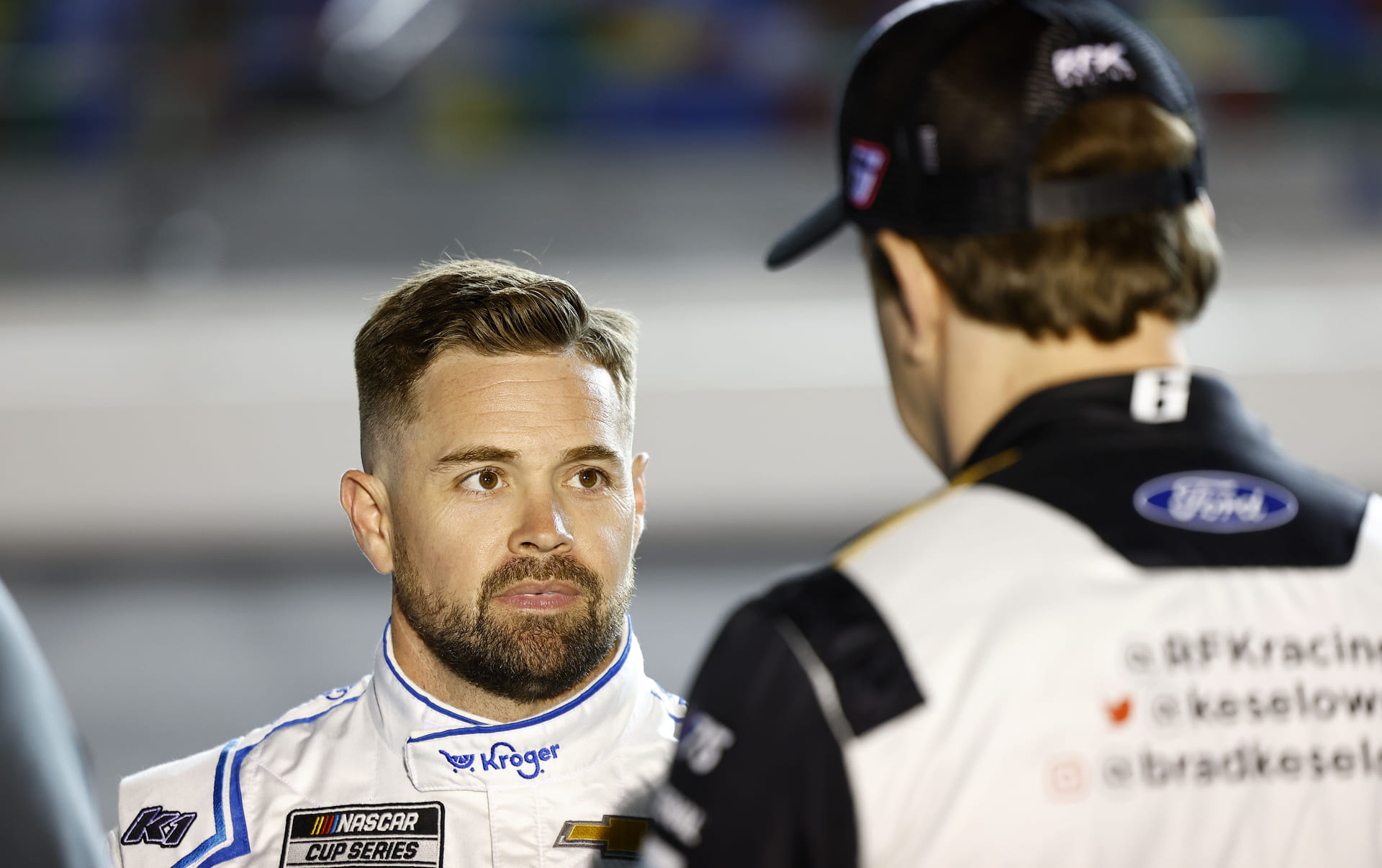 “He’s just gonna wreck you”: Brad Keselowski’s spotter TJ Majors predicts Ricky Stenhouse Jr. wrecking RFK star at Bristol