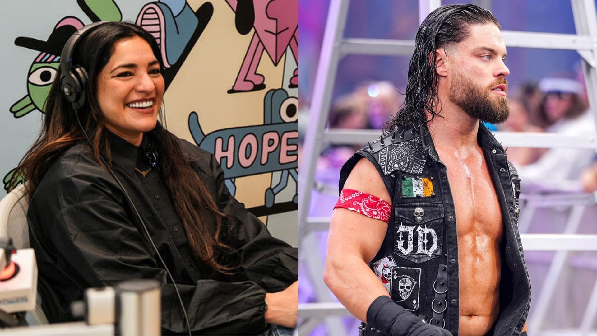 Raquel Rodriguez says "no one does it like" JD McDonagh