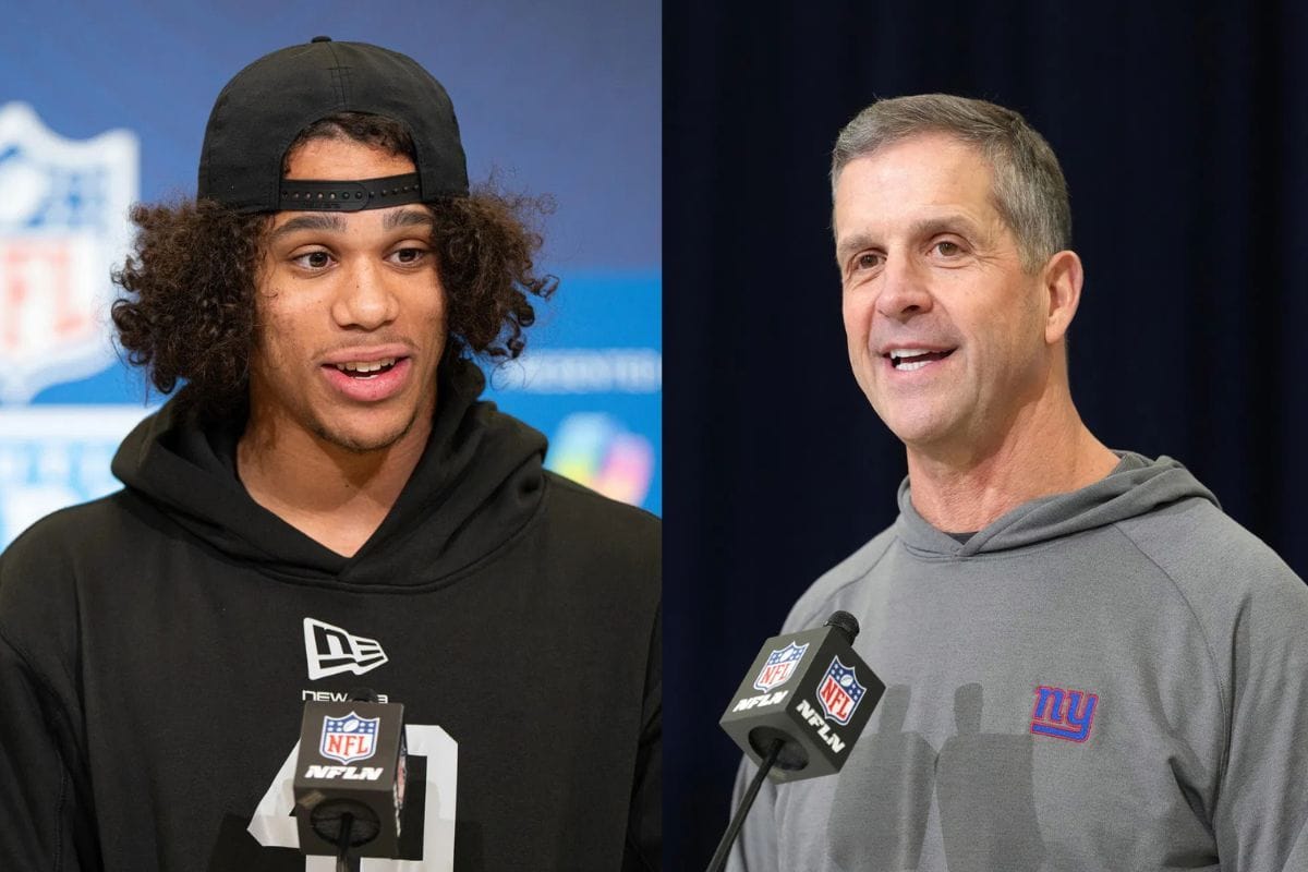 "He will be a bust," "Overhyped loser": Giants fans rip Jordyn Tyson after WR takes "New Jersey" jab at John Harbaugh's team