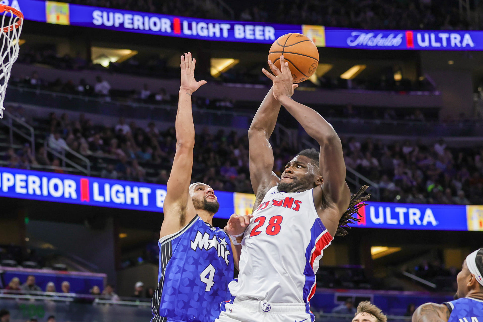 Watch: Jalen Suggs Goes Down as Isaiah Stewart Knocks Him Out With Elbow to Face in Magic vs Pistons Clash