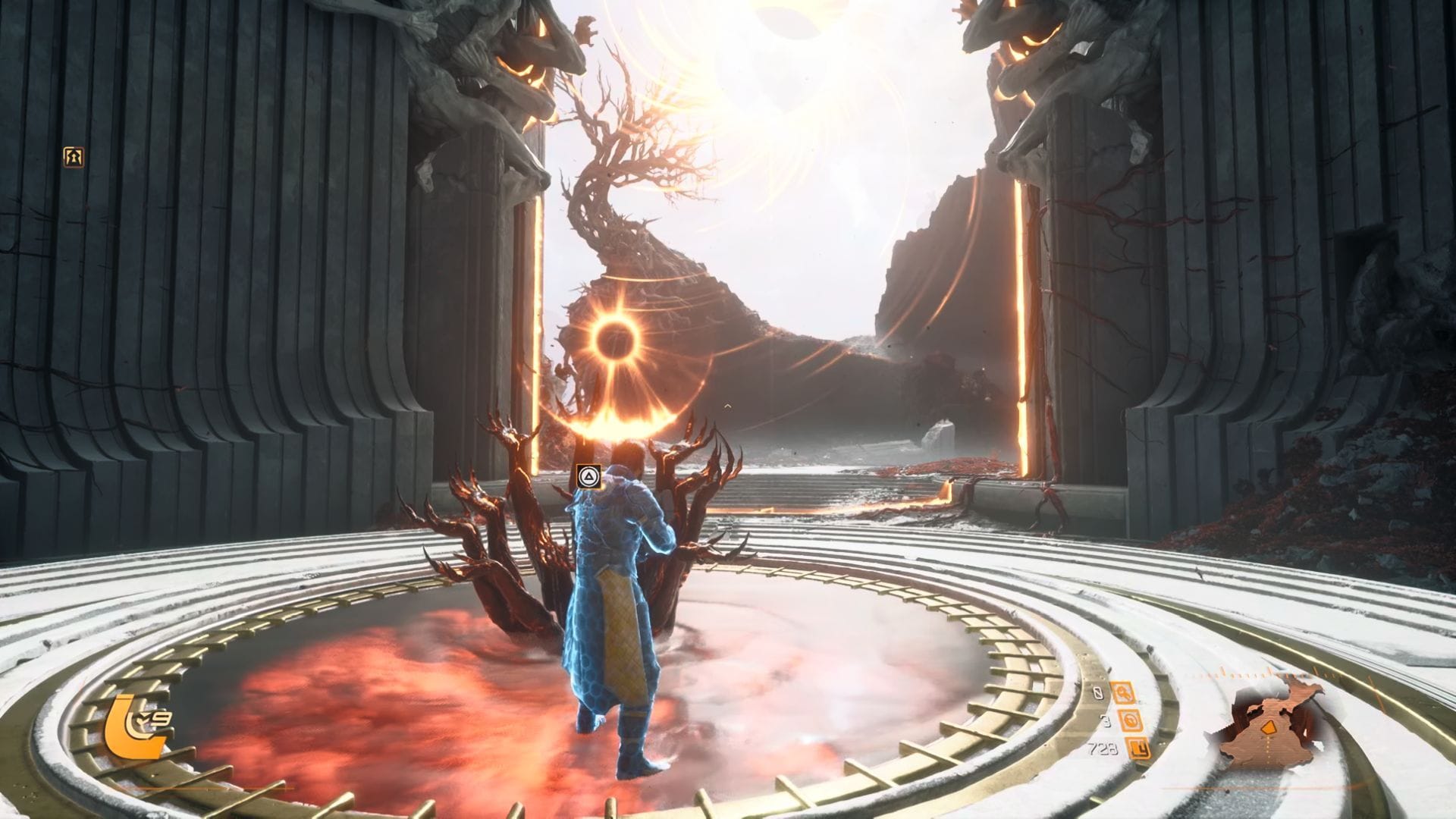 Press Triangle to start the Eclipse (Image via Sony Interactive Entertainment)