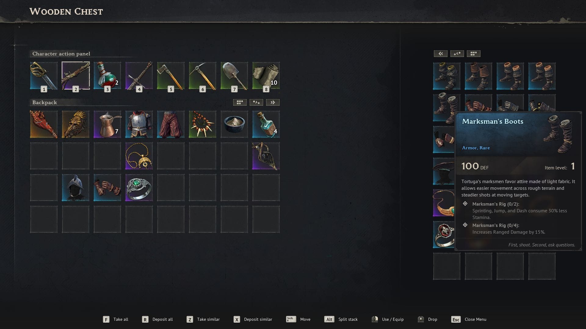 how-to-get-marksman-set-in-windrose