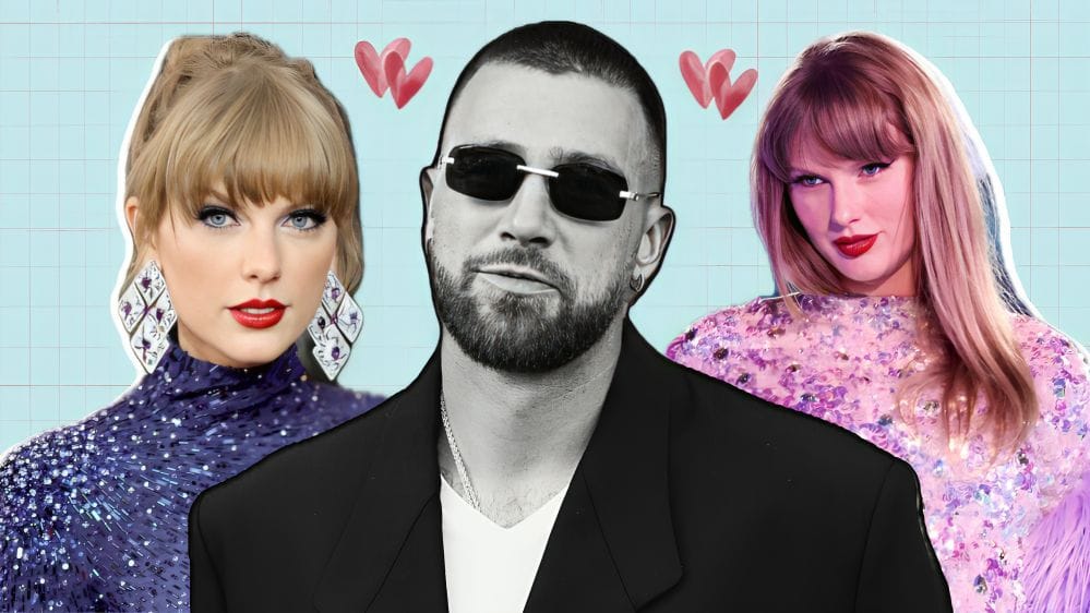 Travis Kelce's fiancée Taylor Swift dons breezy blue fit worth $11,520 for NYC outing with dad ahead of wedding with Chiefs TE