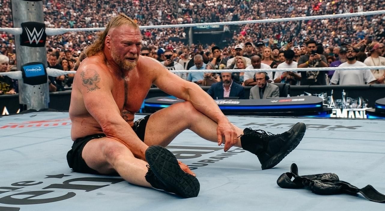 3 Reasons Brock Lesnar Retired From WWE At WrestleMania 42