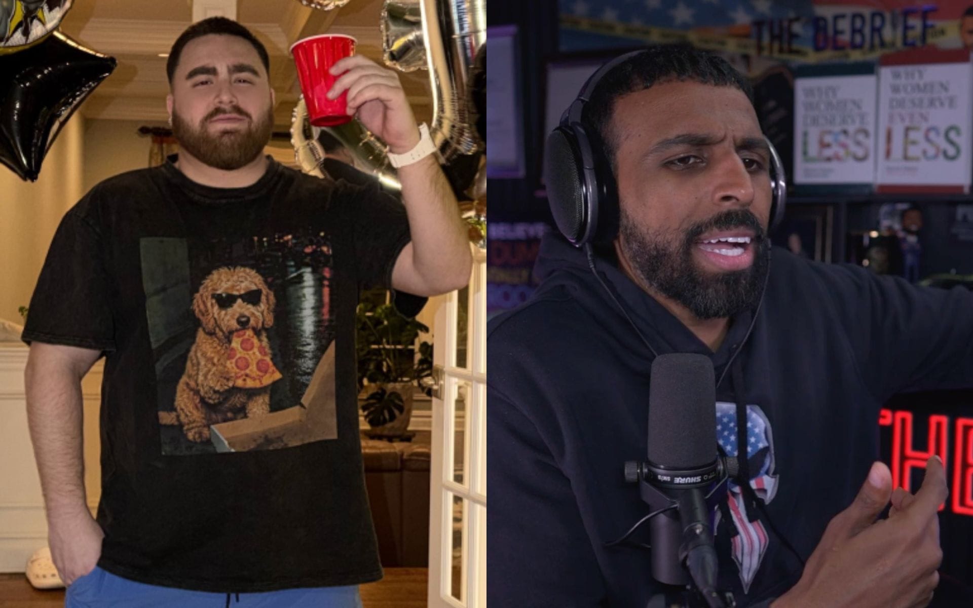 Kick streamer LosPollosTV calls Myron Gaines "deeply closeted sad gay man," as they clash over recent attack on Sneako