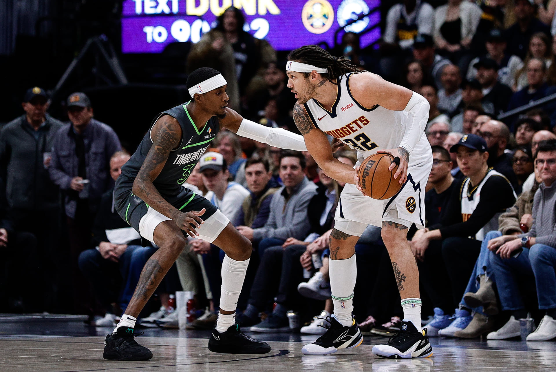 Watch: Enraged Aaron Gordon Confronts Jaden McDaniels After Flagrant Foul on Nikola Jokic