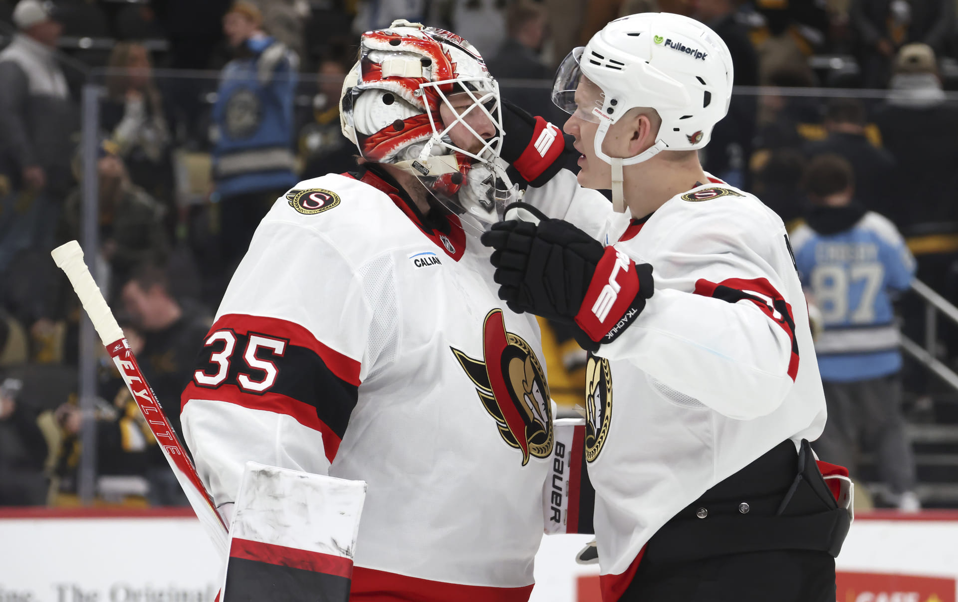 "Absolute PR nightmare" - NHL fans react as Brady Tkachuk & Linus Ullmark skip media duty after podcast controversy
