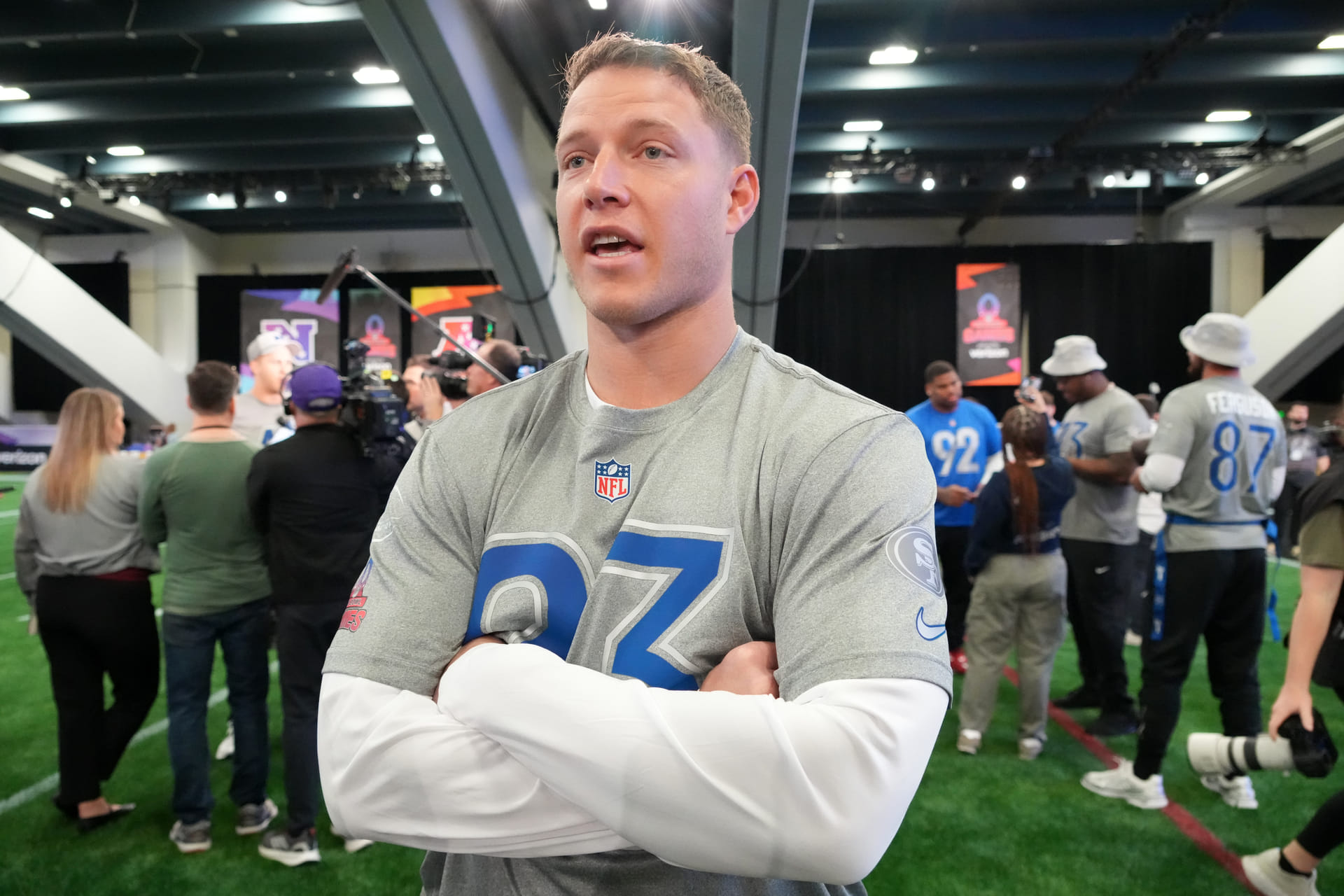 “No wonder Seahawks beat them”: NFL fans clown Christian McCaffrey over 49ers RB’s “Peter Parker-like” offseason workout