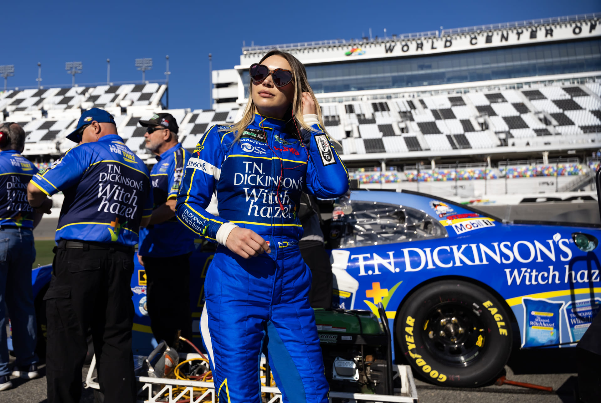 Natalie Decker fires back at 'belong in the kitchen' critics with Talladega 'shake 'n bake' message