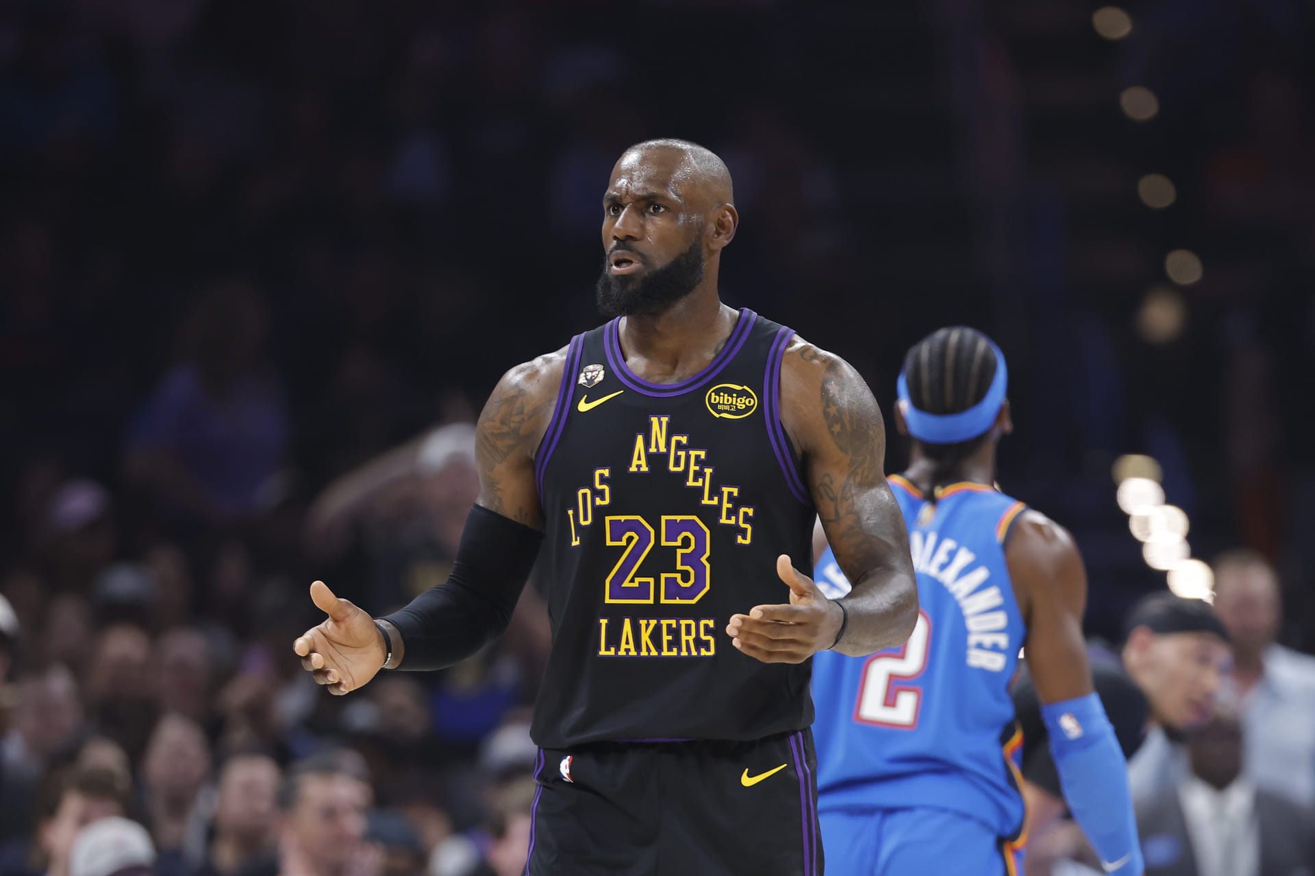 "Bron safe from the wrath of Lu Dort" - NBA Fans Erupt After LeBron James Benched Against OKC Thunder Amid Luka Doncic & Austin Reaves Absence