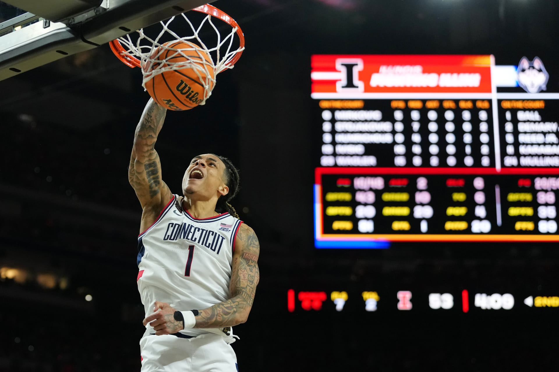 Solo Ball injury status vs. Michigan: Will UConn star play in national championship game? 