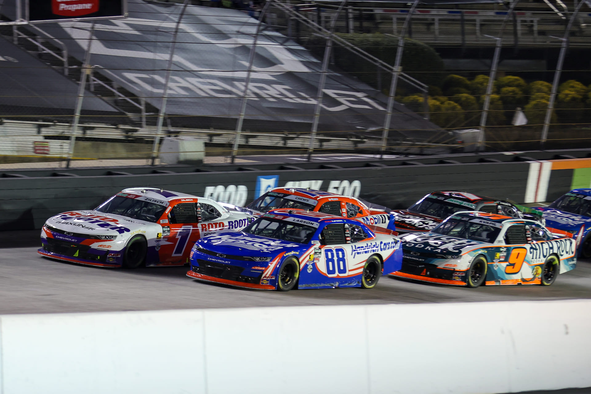 “Needed him to make a mistake but I made it”: Kyle Larson owns up late-race slip that handed Connor Zilisch Bristol O’Reilly Series win