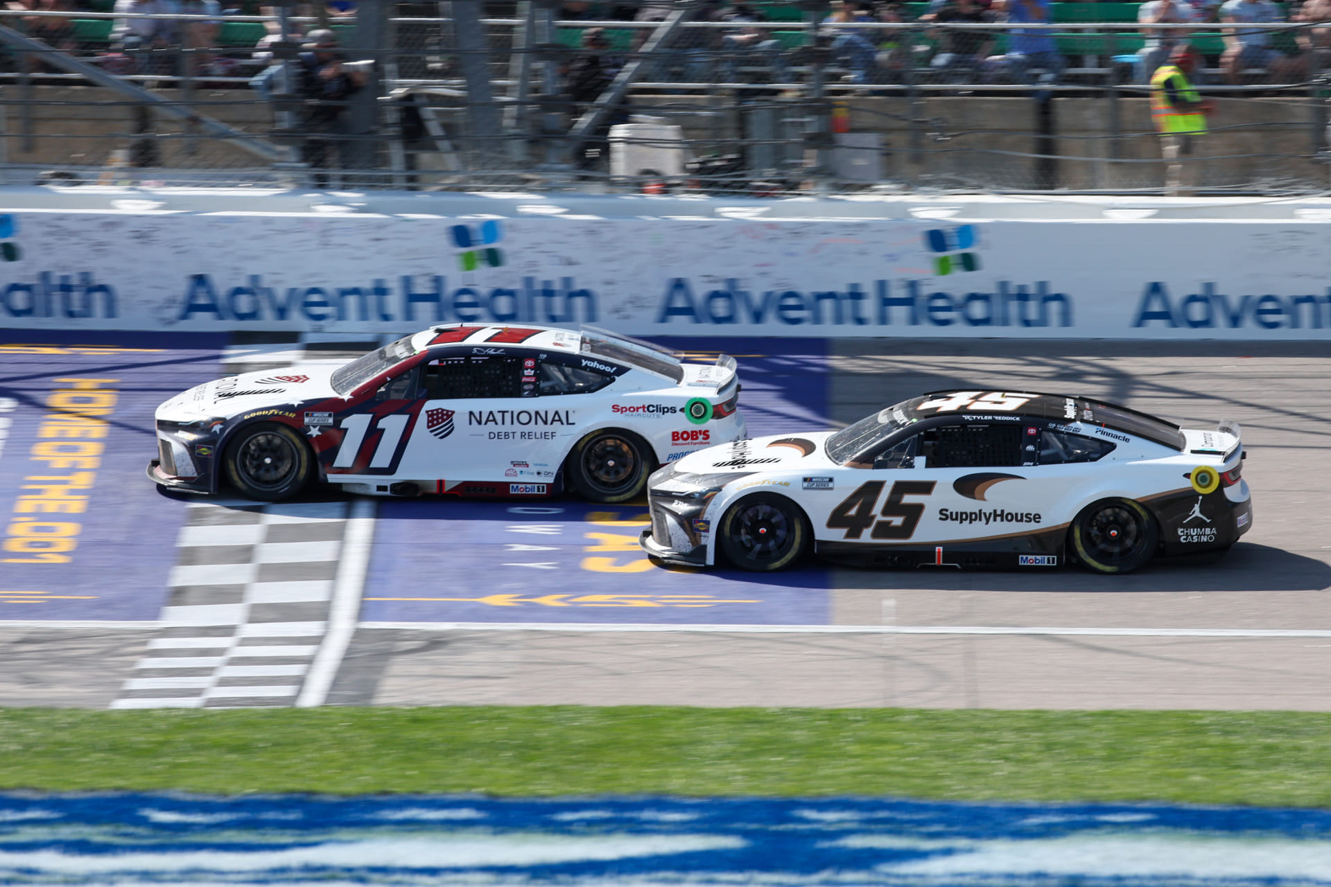 Denny Hamlin blasts Cody Ware after Kansas win slips away in late-race chaos