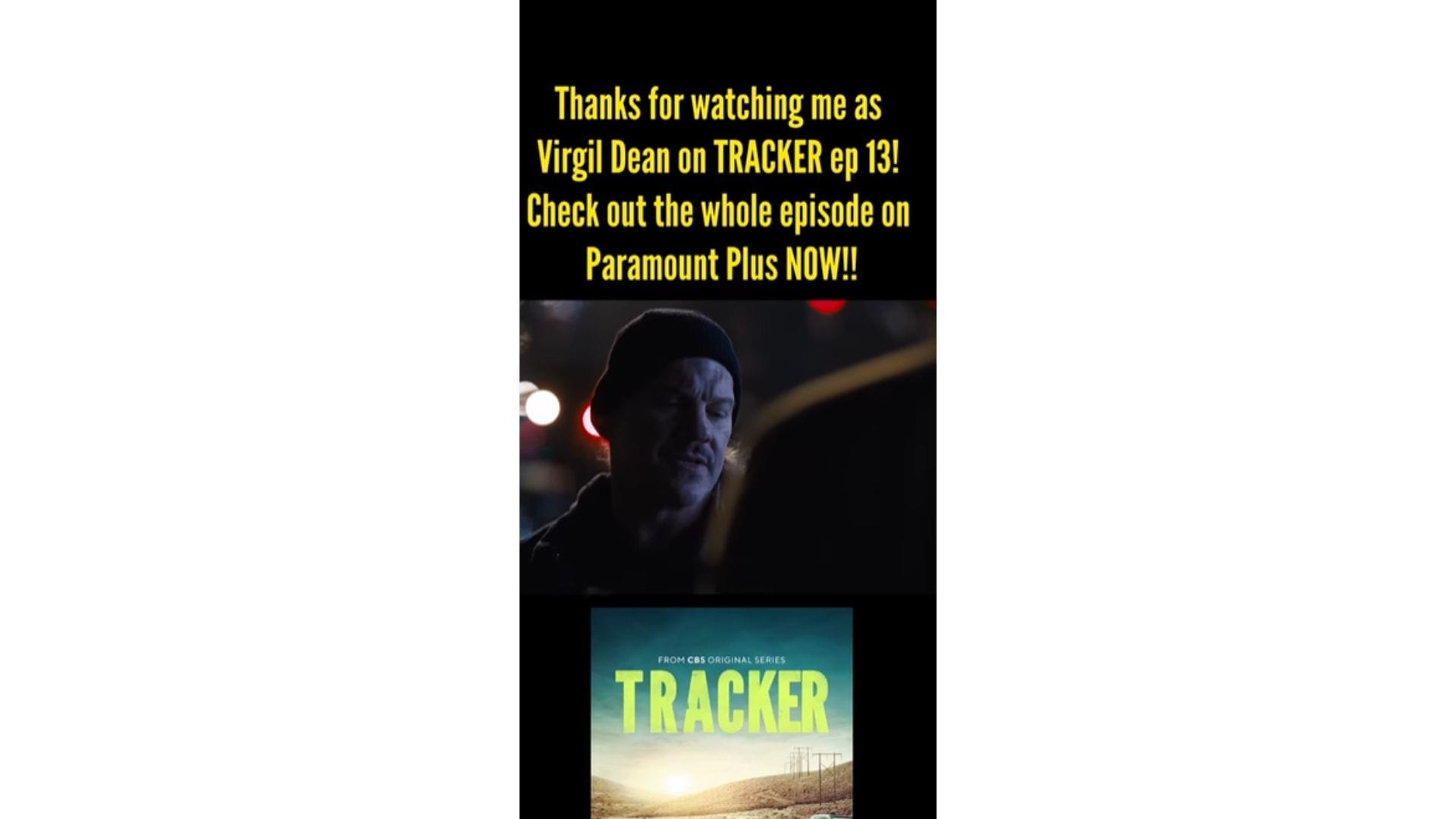 Chris Jericho starring as Virgil Dean on Tracker (Image via Instagram/@chrisjerichofozzy)