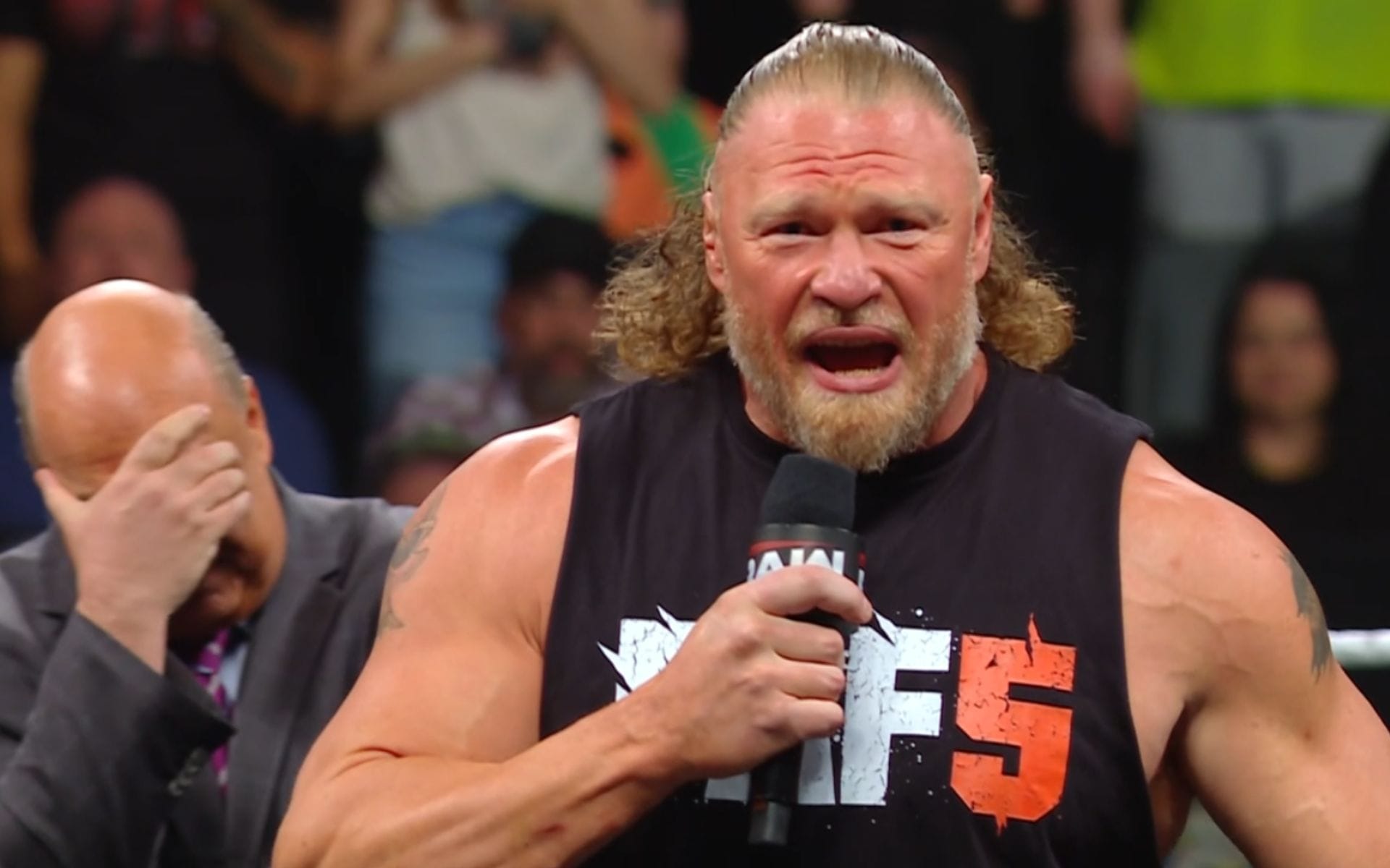 Brock Lesnar breaks silence with a 9-word message to Oba Femi on the RAW before WrestleMania 42