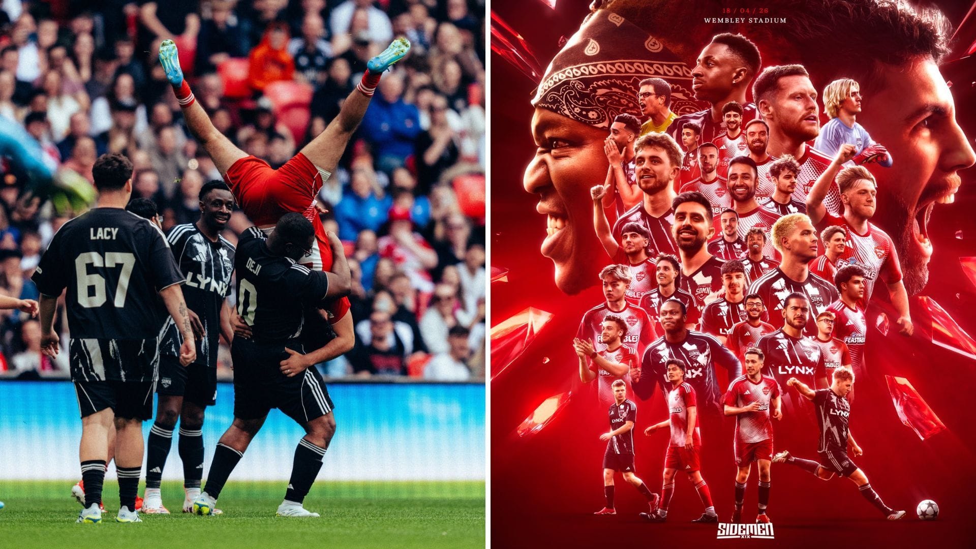 Sidemen Charity Match 2026 player ratings: xQc, KSI, Jynxzi, and other player performances rated