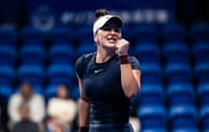 Bianca Andreescu of Canada at the Toray Pan Pacific Open at Ariake Coliseum in Tokyo, Japan (Photo by Getty Images)