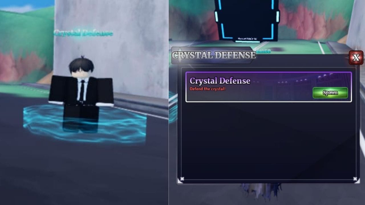 The Crystal Defense NPC (Image via Roblox)