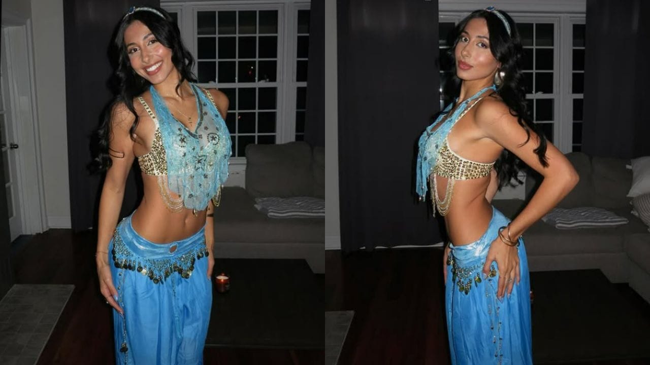 Jac Caglianone's sister Samantha dons white bikini during a romantic boat outing