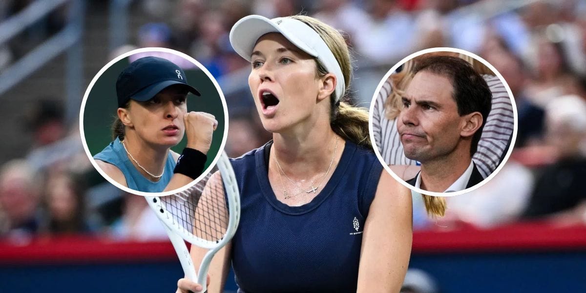 "Danielle Collins has no shame" - Fans react after American's comments on Iga Swiatek training at Rafael Nadal's academy
