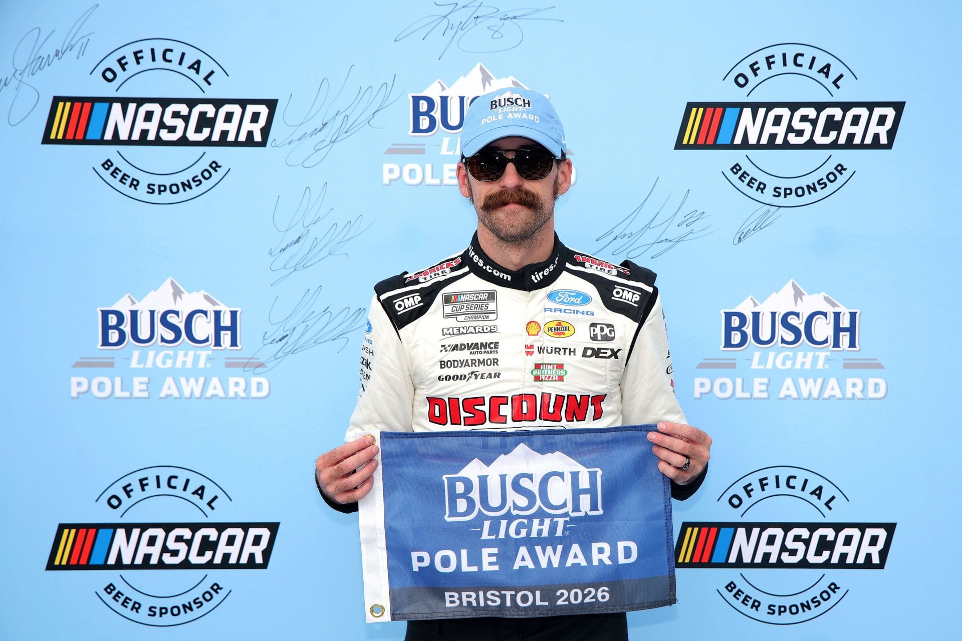 Ryan Blaney wins pole - NASCAR Cup Series Food City 500. Source: Getty