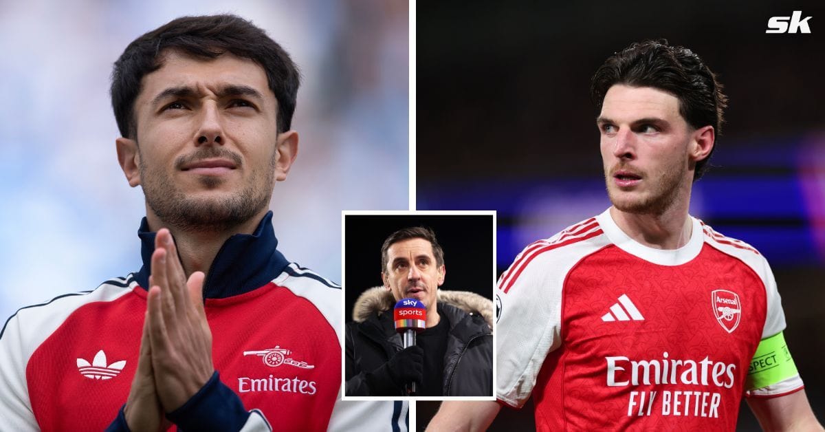 "You should be screaming" – Gary Neville says Martin Zubimendi and Declan Rice have right to be angry at 'stupid' Arsenal star in Manchester City loss