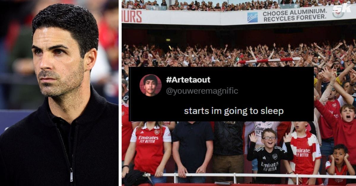 "I'm going to sleep", "We are actually cooked" - Fans unhappy with Arsenal star's inclusion in XI to face Sporting in UCL Q/F clash