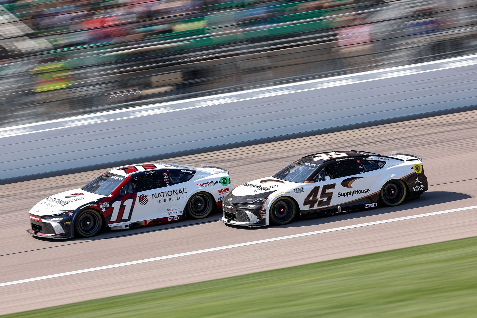 “He was all over me”: Tyler Reddick makes candid admission on his intense battle with Denny Hamlin in Kansas 