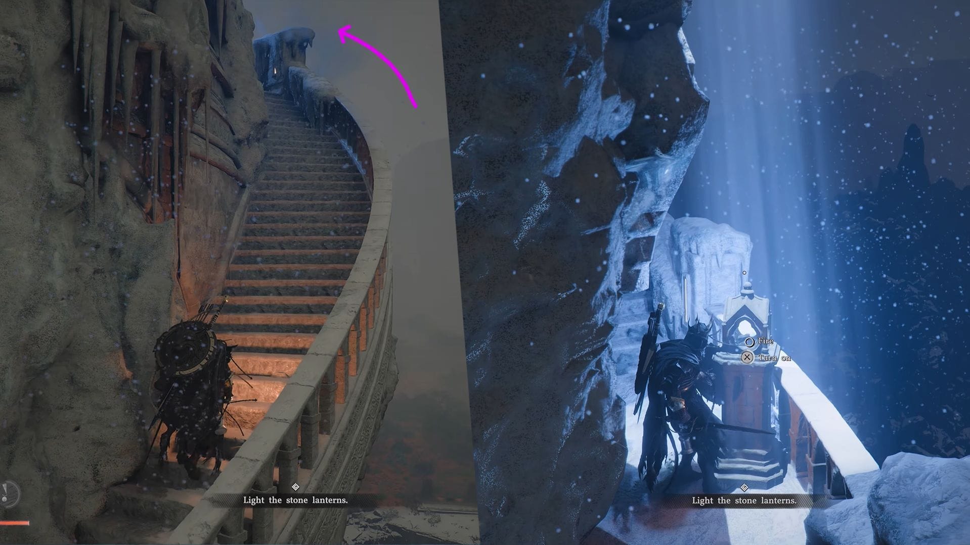 Light the sixth lantern and move further upstairs (Image via Pearl Abyss)