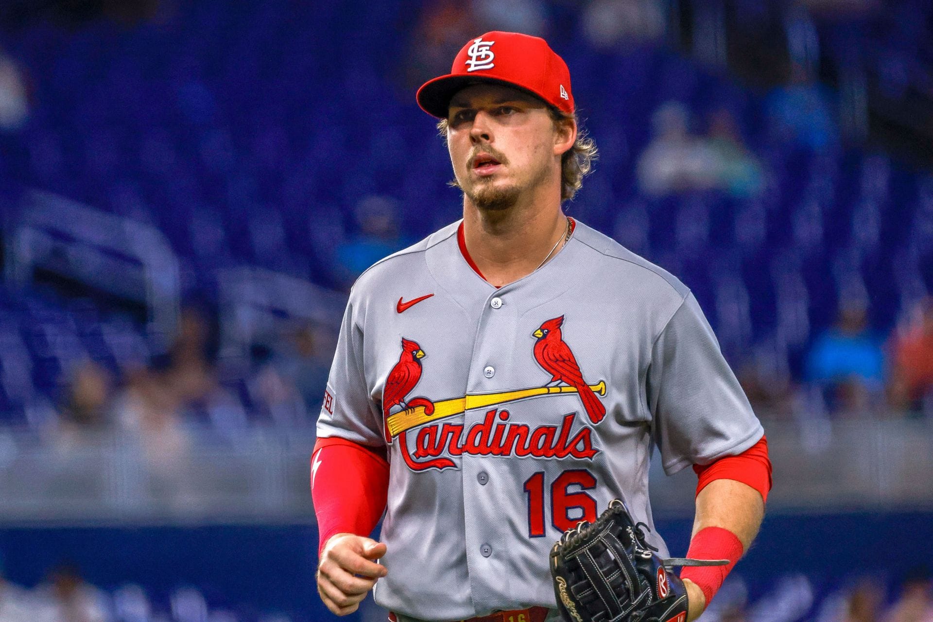 MLB: Nolan Gorman in action for the St. Louis Cardinals - Source: Getty