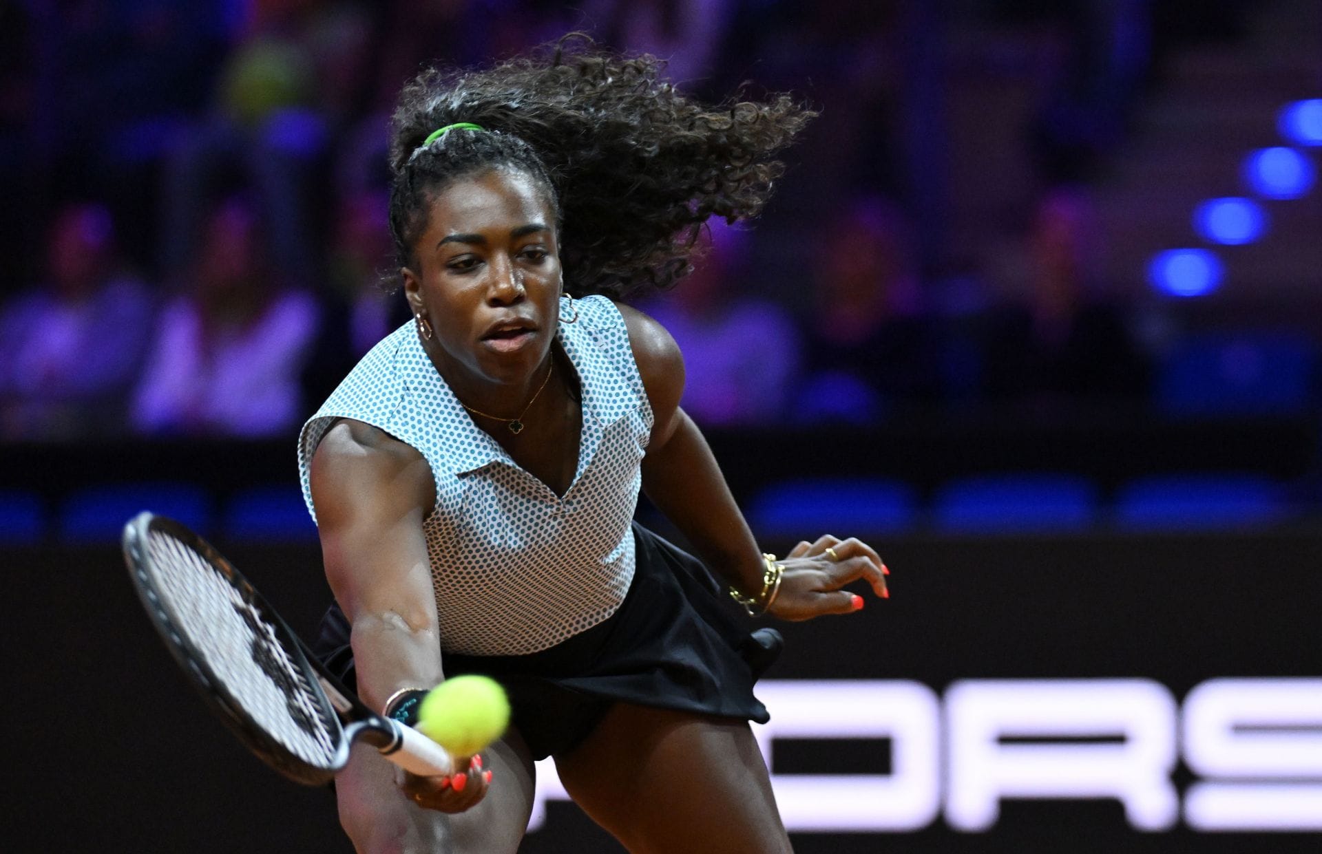 Sachia Vickery plays Tennis at the WTA Tour - Stuttgart - Source: Getty