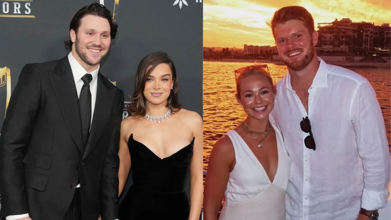 Josh Allen's wife Hailee Steinfeld drops unseen pics from Sam Darnold's wedding while revealing major hack to attend his nuptials with Katie Hoofnagle