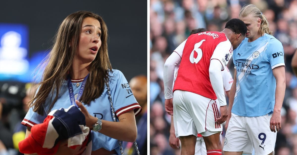 “It looks a bit wrong!” - Erling Haaland reveals how girlfriend would feel about physical battle with Arsenal defender Gabriel Magalhaes